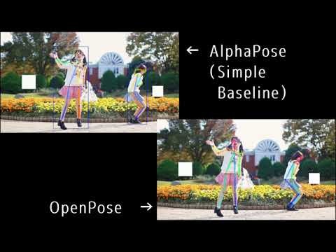AlphaPose解析デモ