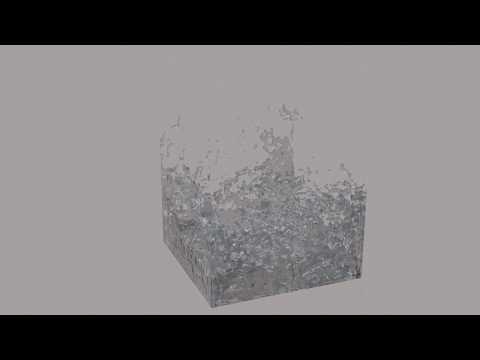 Fluid simulation in Blender 2.82