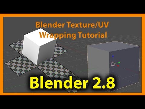 How to Add Textures in Blender 2.8 (UV Unwrapping for Beginners)