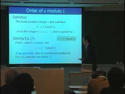 量子コンピュータ授業 #7　ショアの素因数分解アルゴリズム