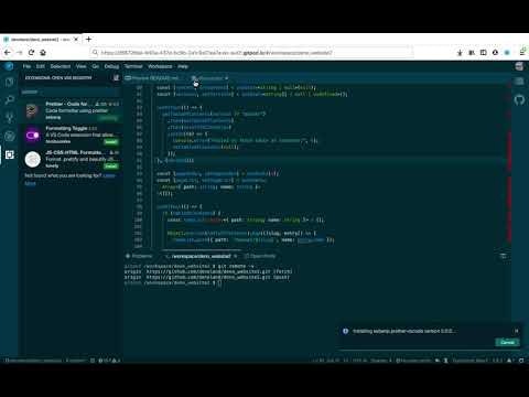 How to install VS Code extensions in Gitpod.io (new Open VSX search bar)