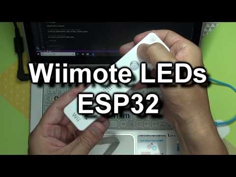 YouTube-Wiimote LEDs ESP32