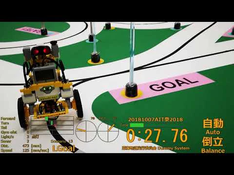 ETロボコン2018 EV3way-ET開発機によるDP-Lコース攻略