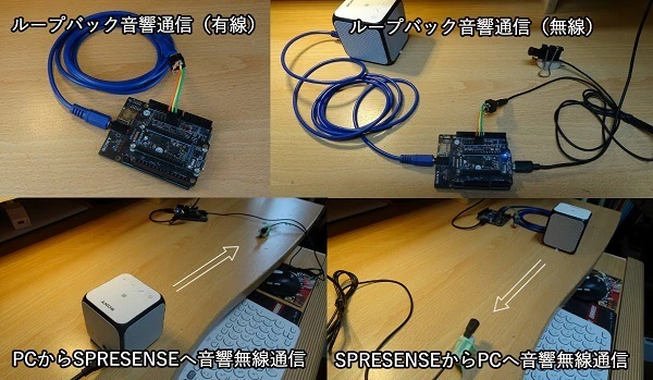 SPRESENSE音響通信