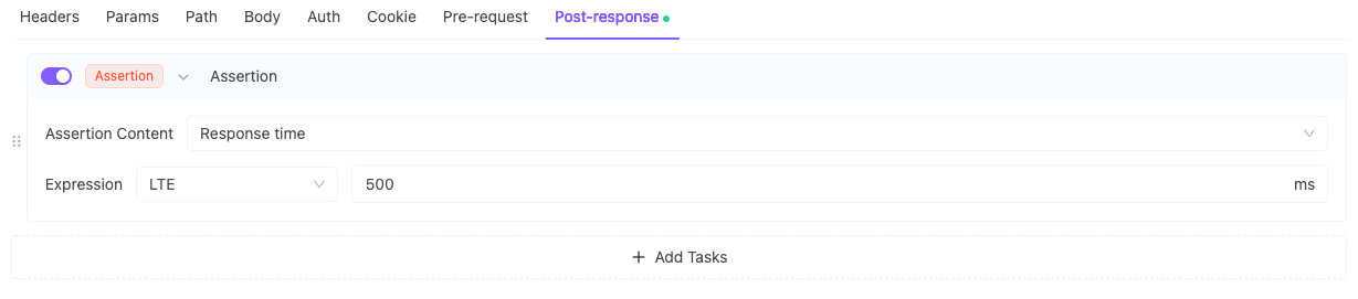 レスポンスタイム