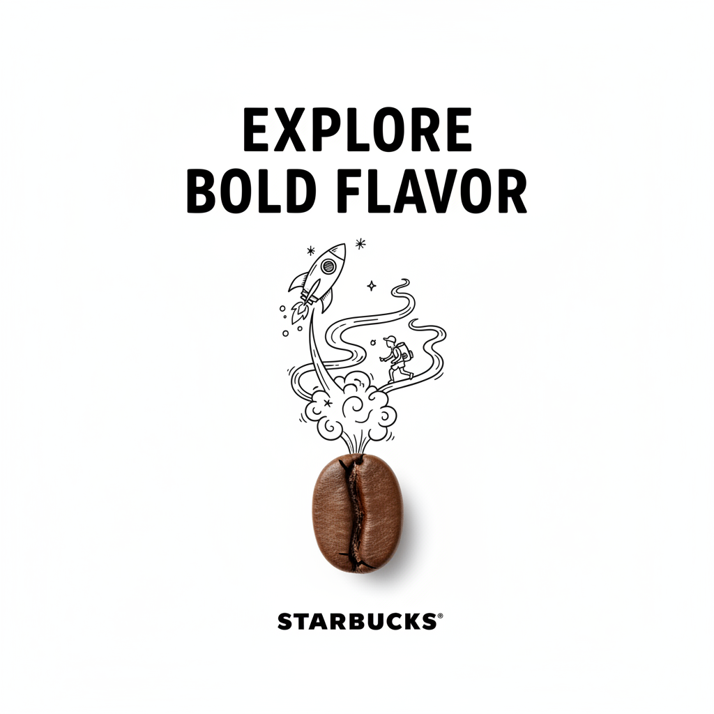 アートスタイル: 実物と手描き落書きのクリエイティブ広告 (Gemini事例100) - Gemini