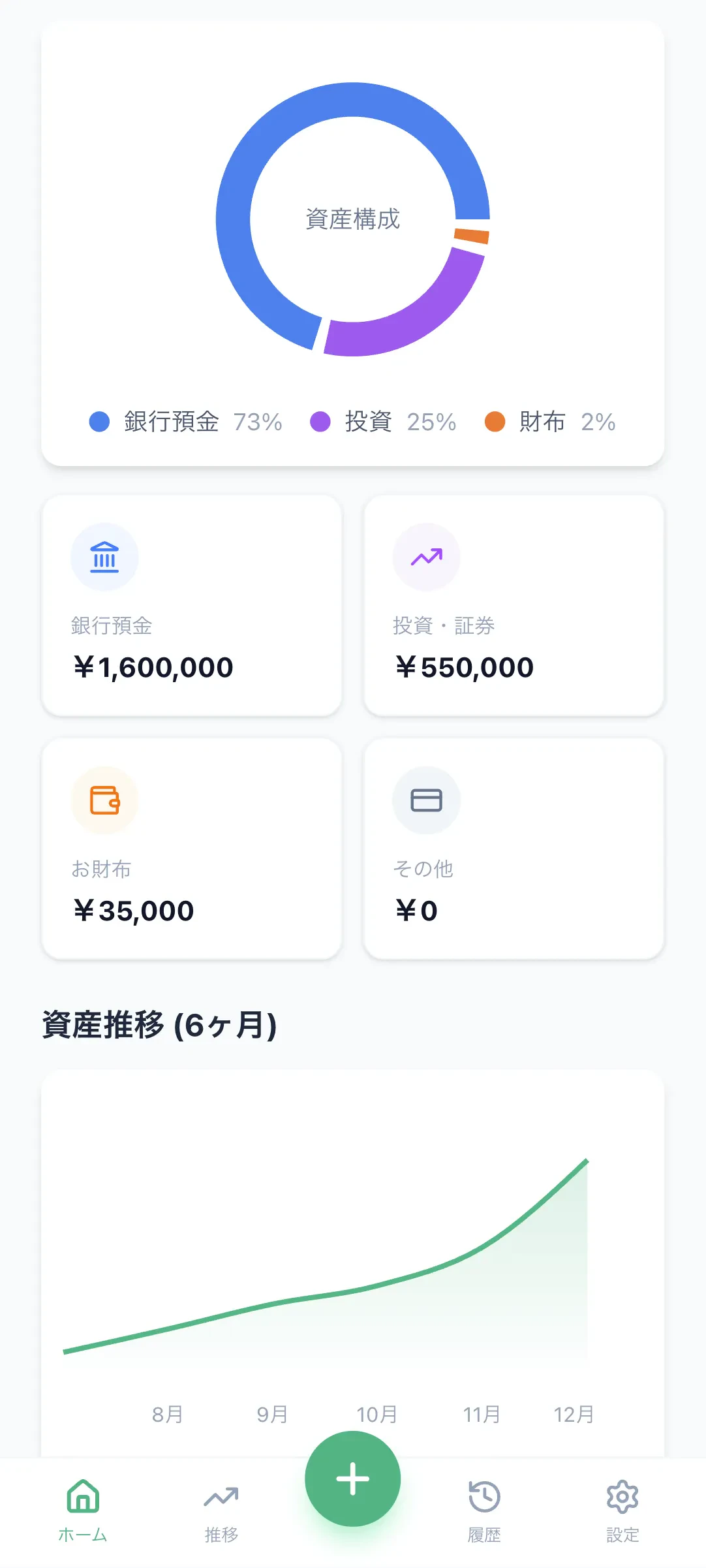 ホーム画面(改修版) 2