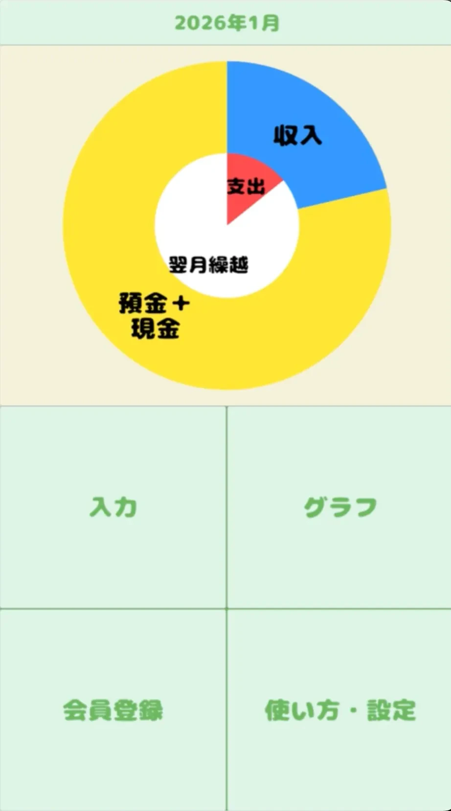 ホーム画面