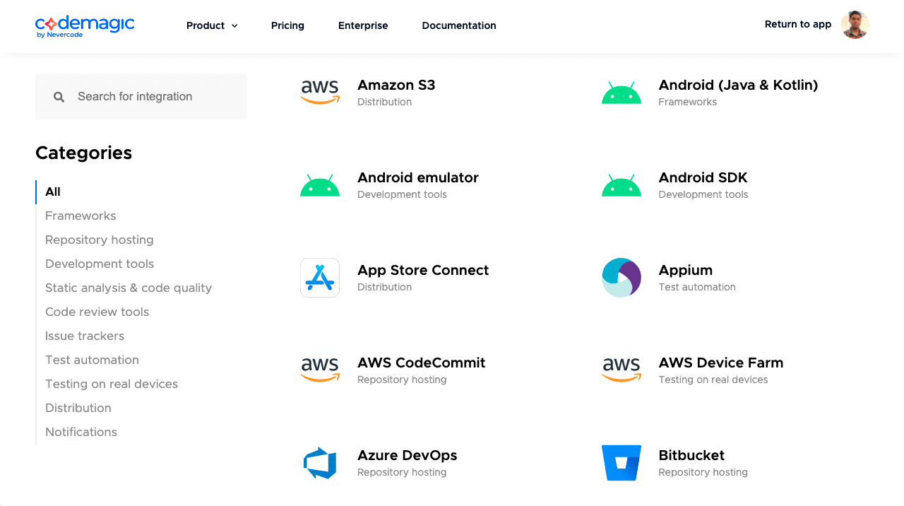 codemagic vs bitrise Codemagicの統合