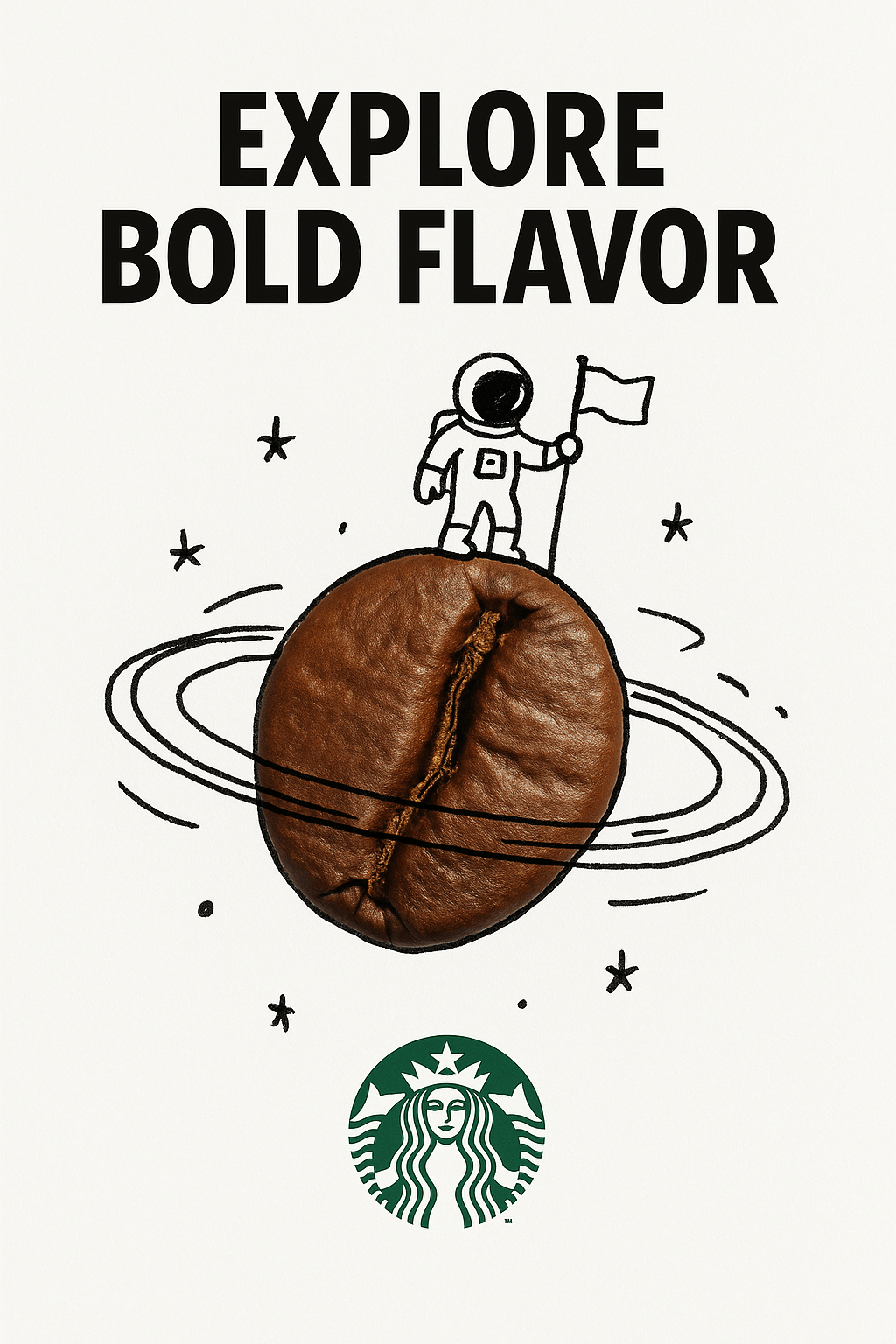 アートスタイル: 実物と手描き落書きのクリエイティブ広告 (Gemini事例100) - GPT-4o