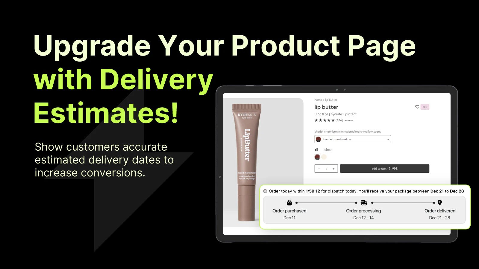 Essent Estimated Delivery Dateのアプリ紹介画像