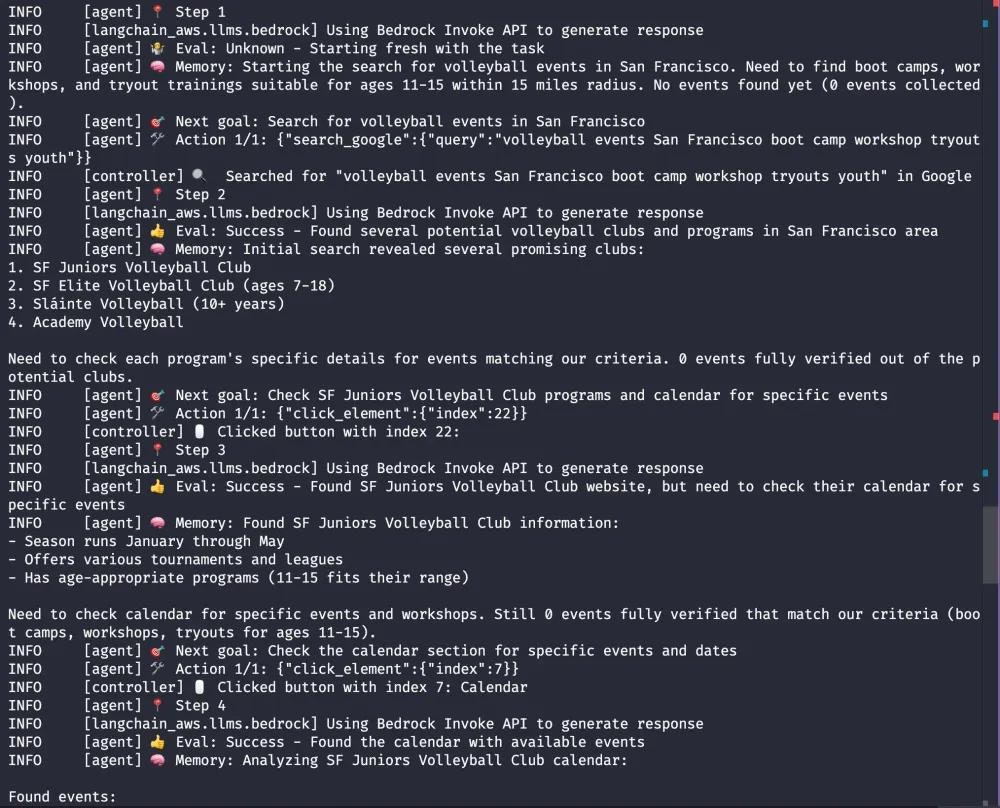 Sports Event Agents Tasks