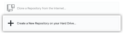 Create a New Repository on your Hard Drive Create a New Repository on your Hard Drive