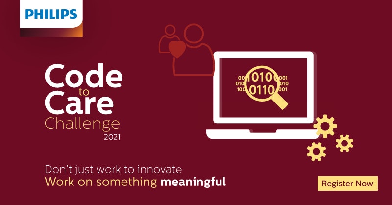 Philips Coding hackathon online competition. Apply now! // Dare2Compete