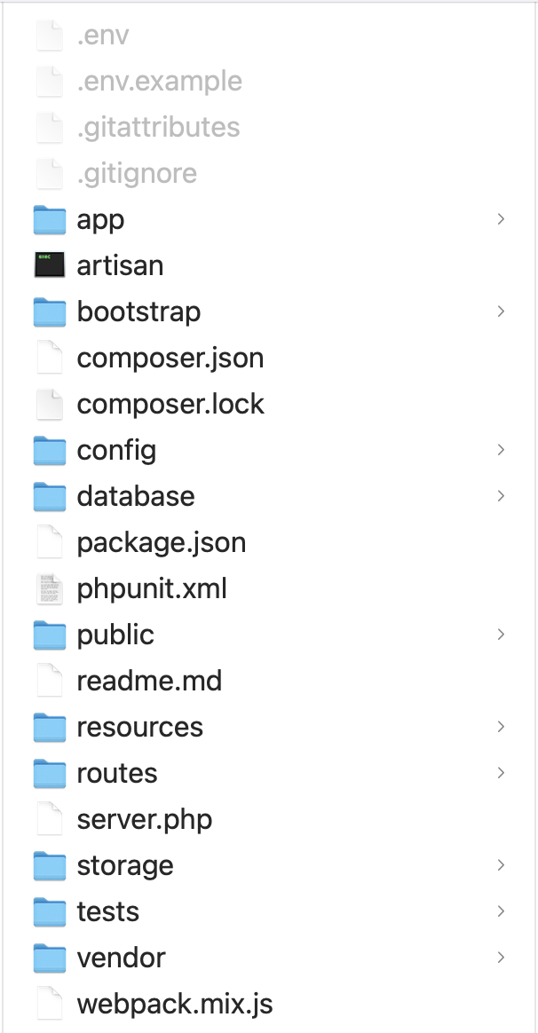 「.env」ファイル