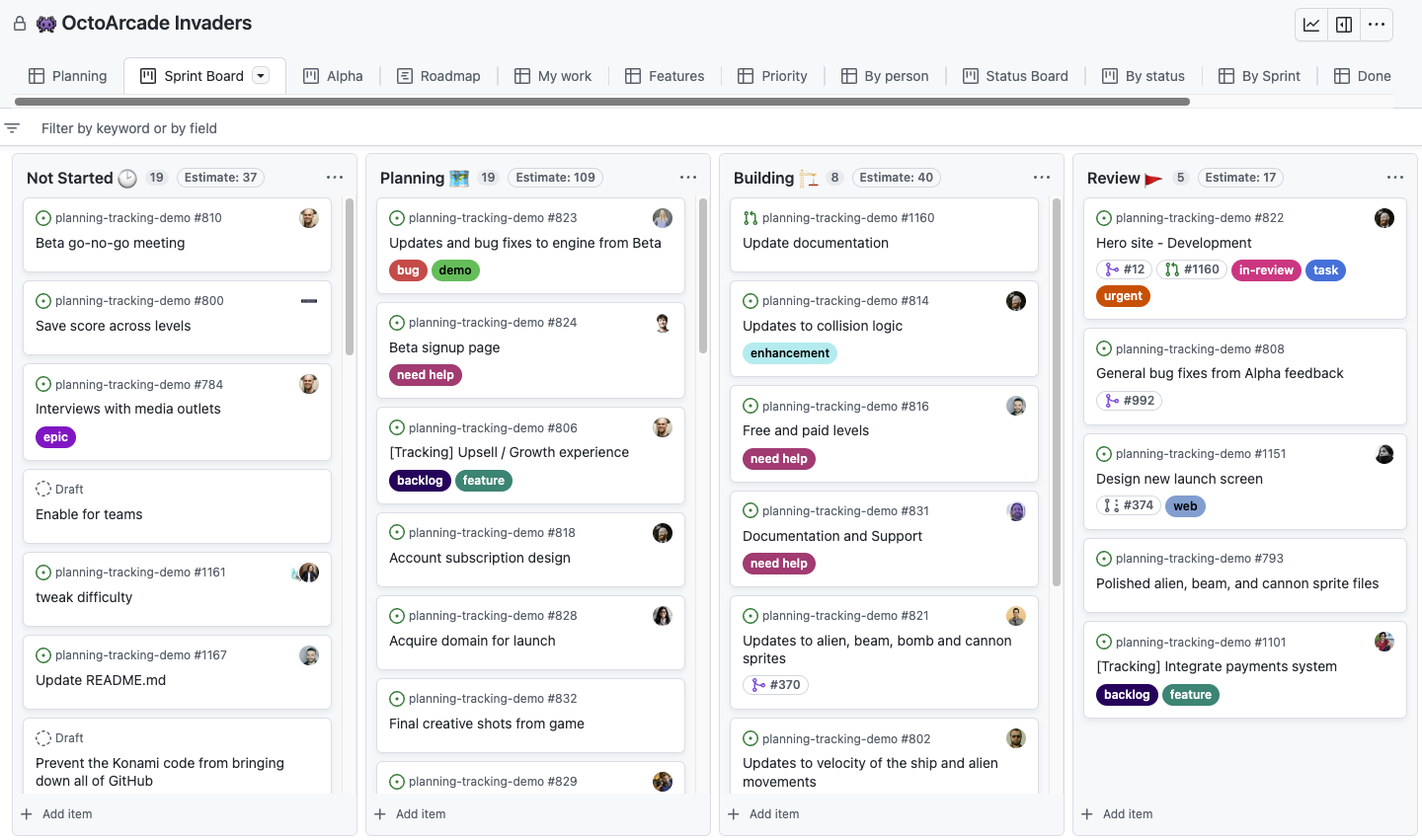 GitHub Projects