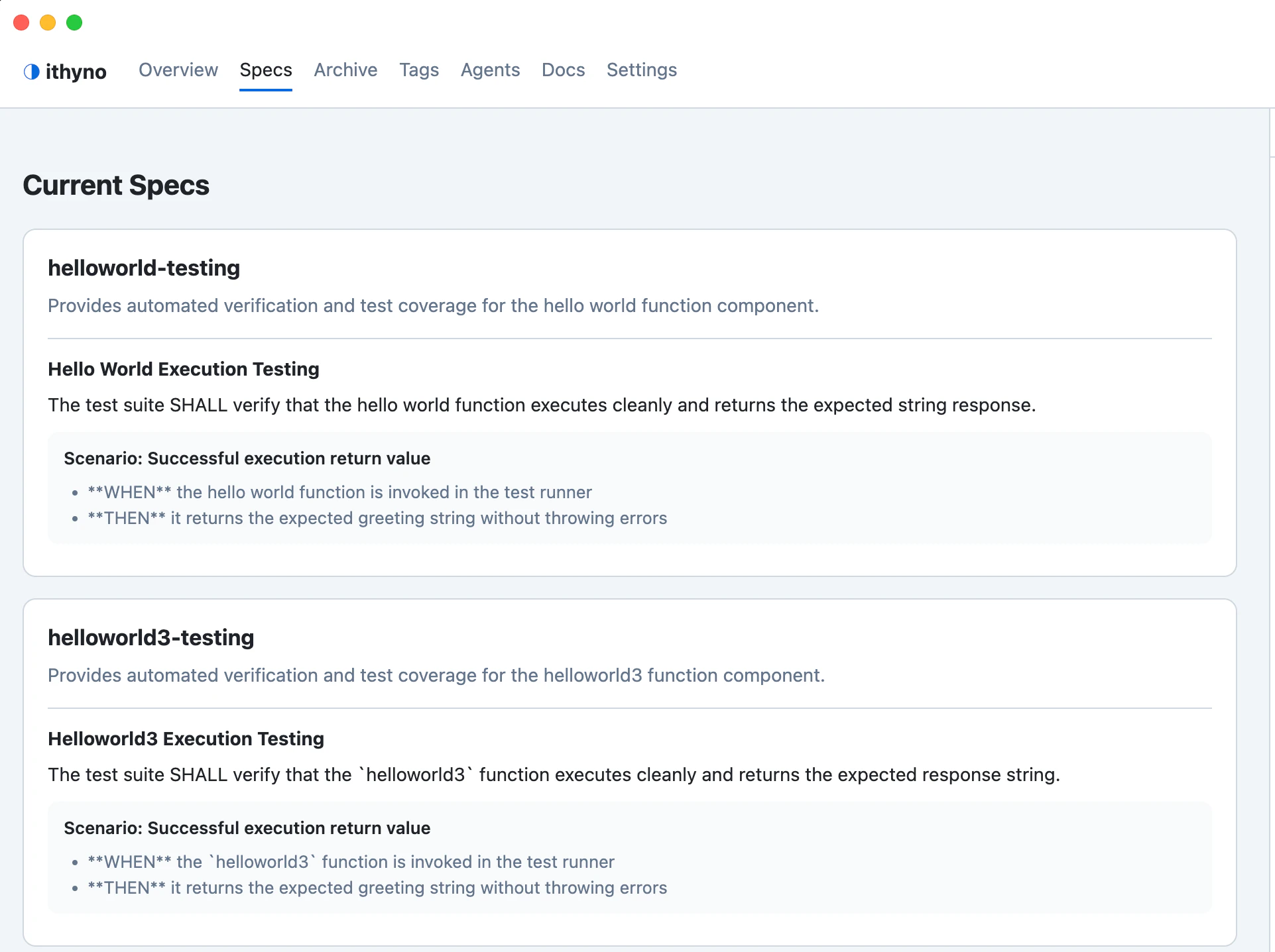 ithynoで表示したOpenSpecの仕様