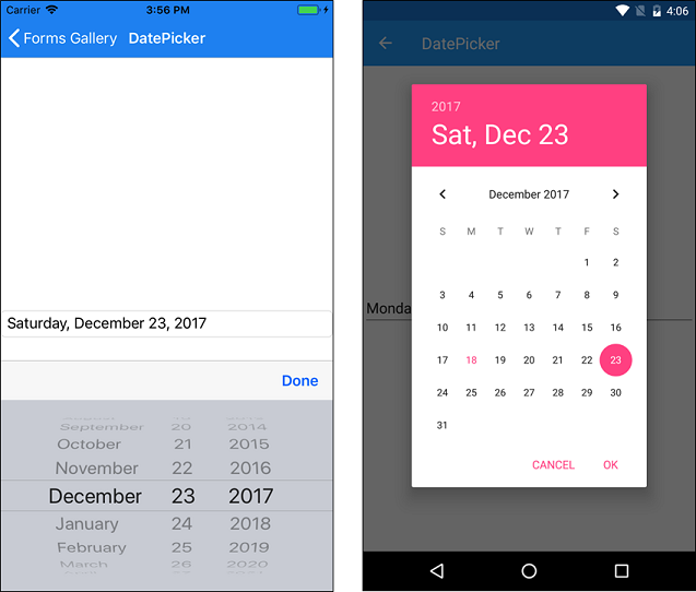 DatePicker