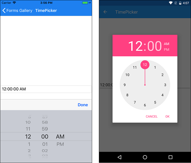 TimePicker