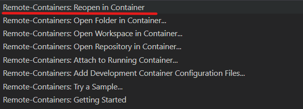 Reopen in containers