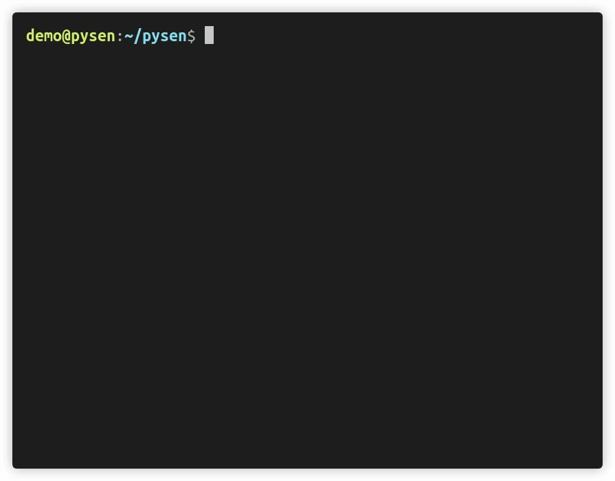 vim pysen