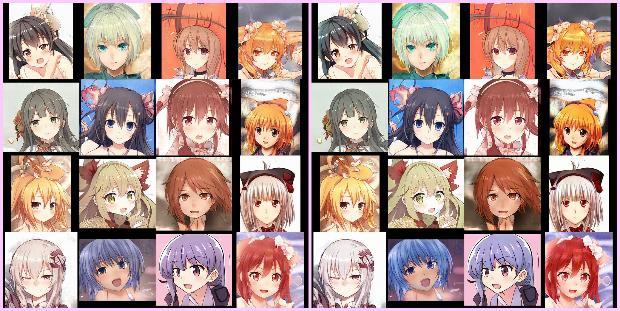 pt_stylegan2結果圧縮画像