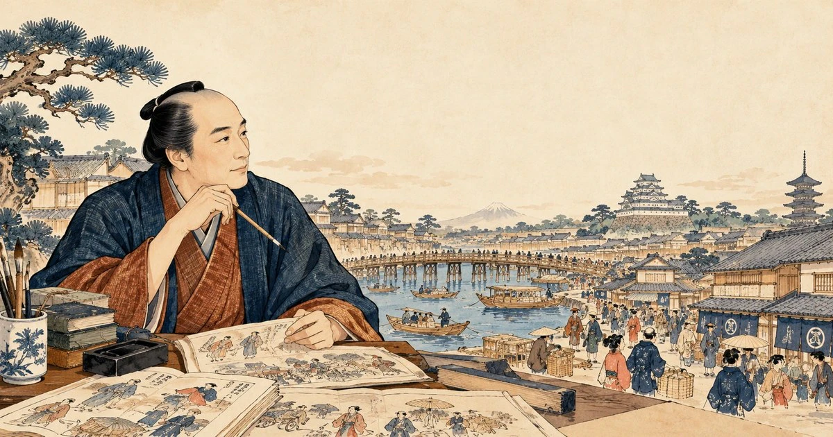 喜田川守貞の想像図
