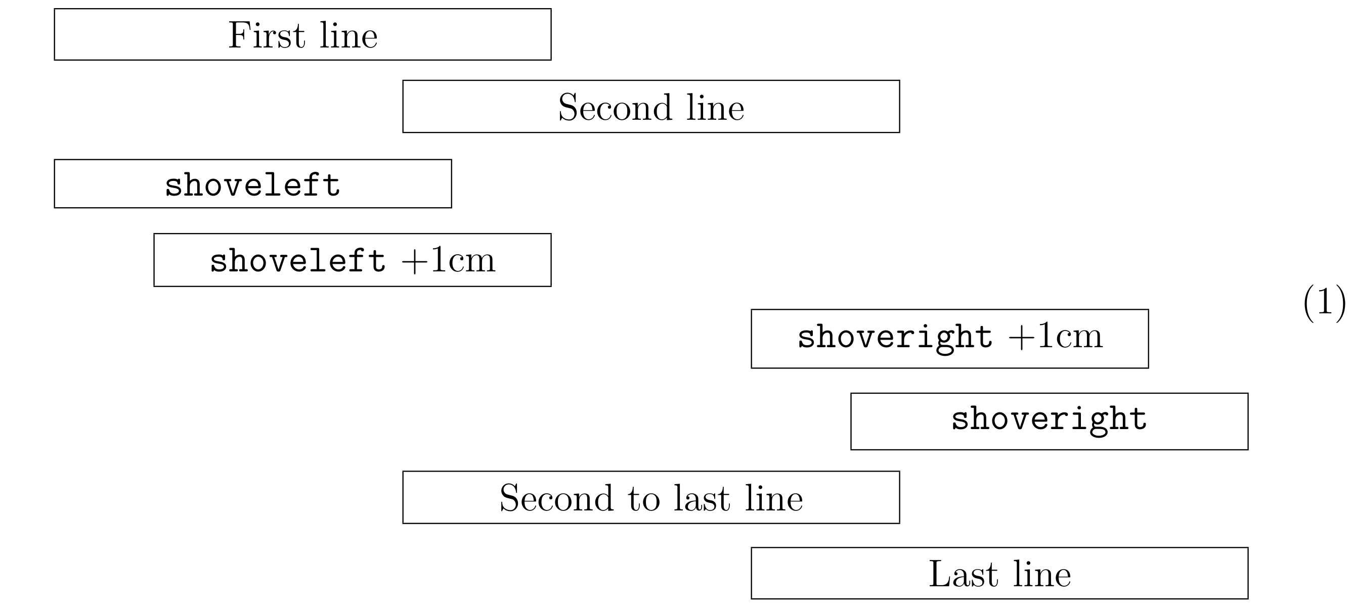 shove left and right