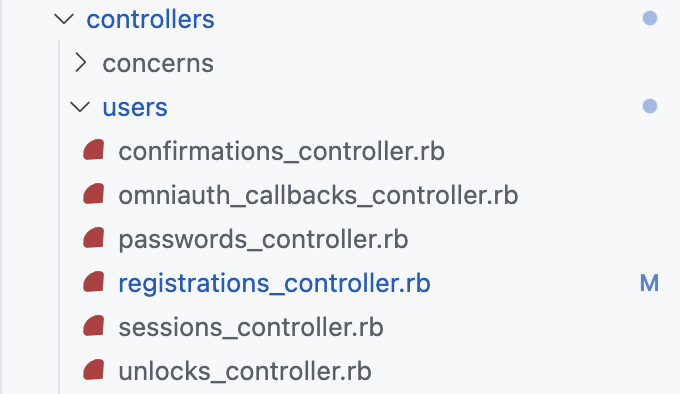 コマンド実行後のディレクトリ