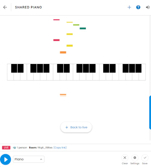 Shared piano