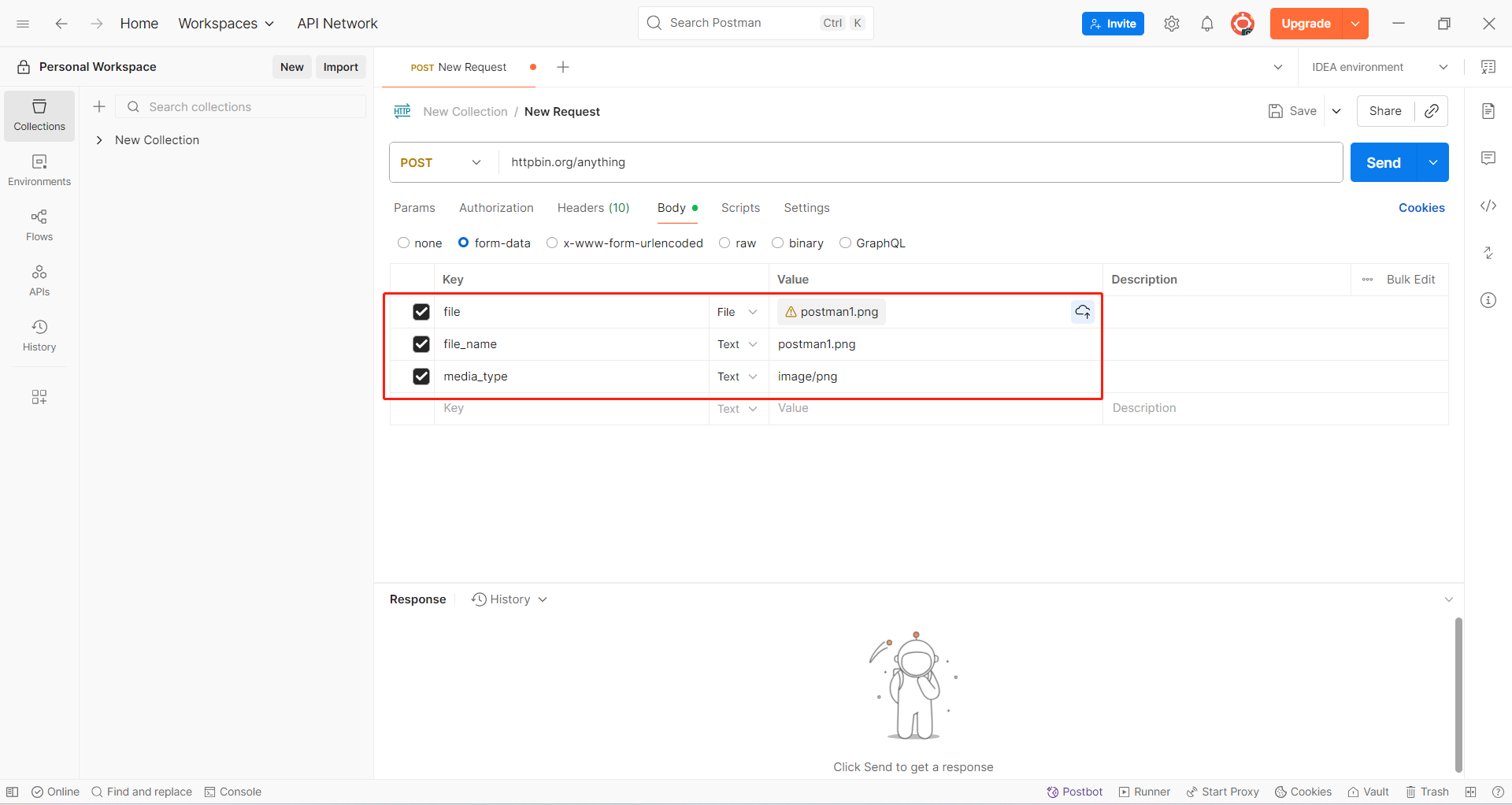 EchoAPIでのファイルアップロード詳細ガイド Postman例