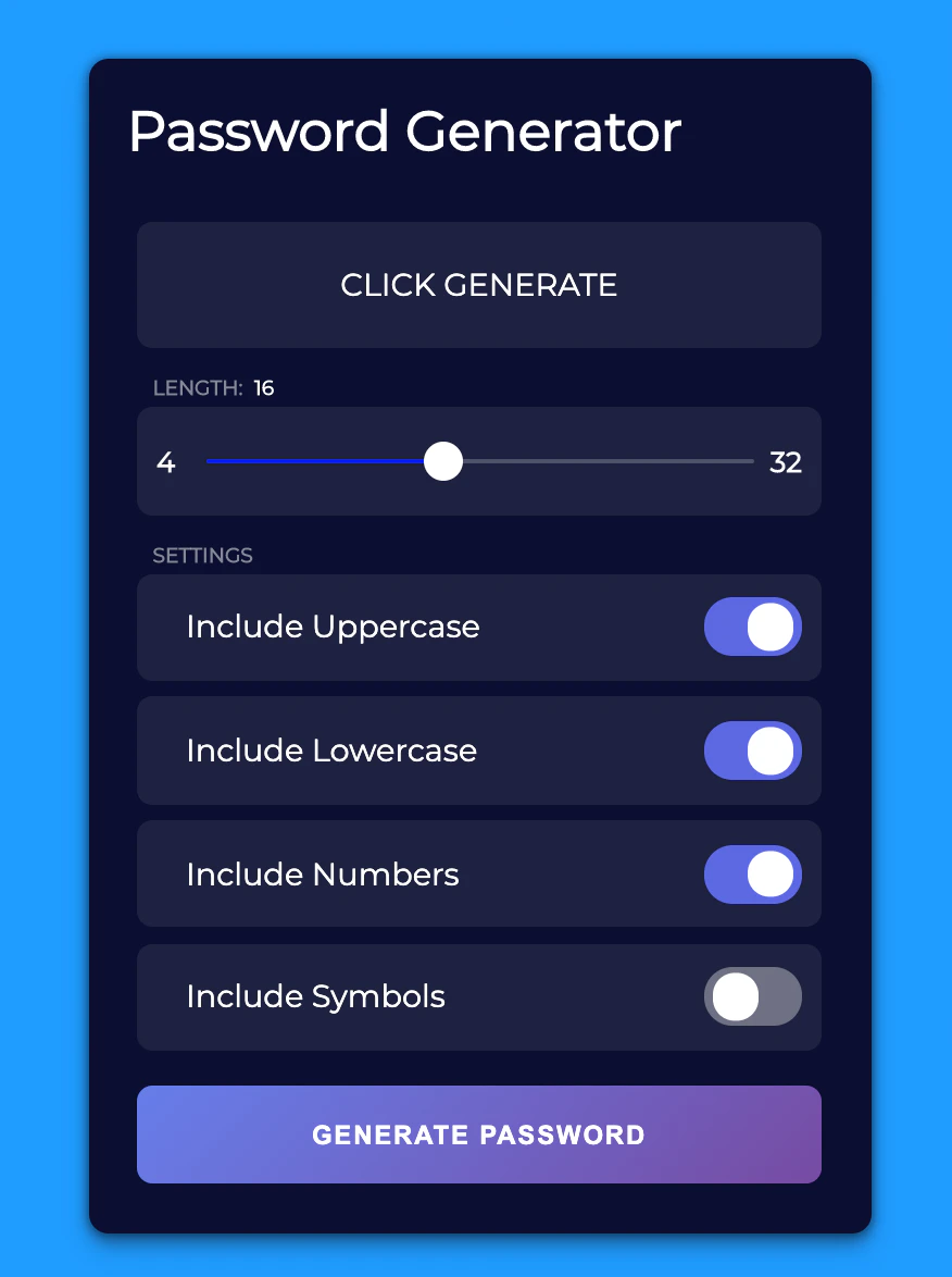 Password generator