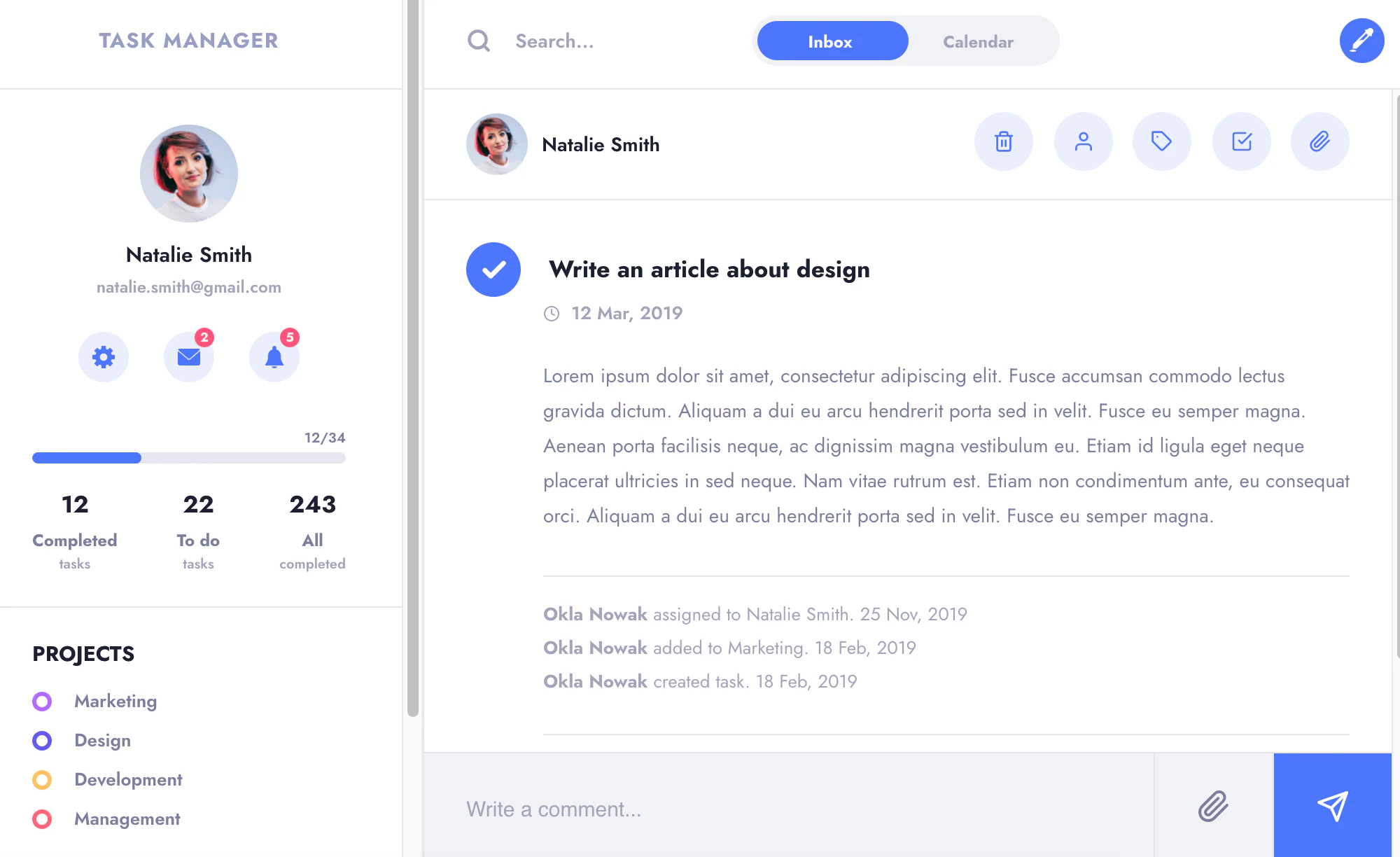 Clean UI