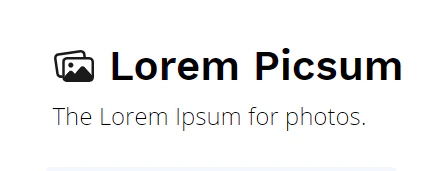 Lorem Picsum