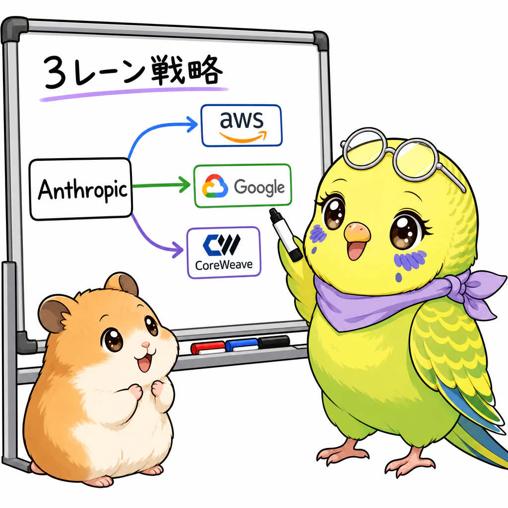Anthropicの3レーン戦略