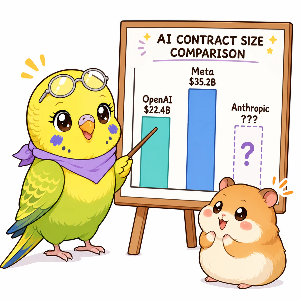 主要顧客の契約規模: OpenAI $22.4B / Meta $35.2B
