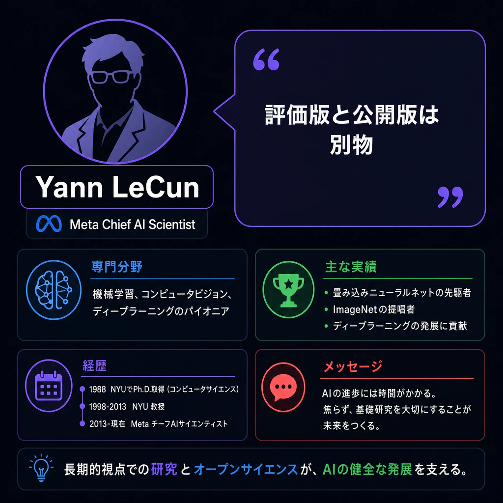 Yann LeCun(Metaチーフサイエンティスト)