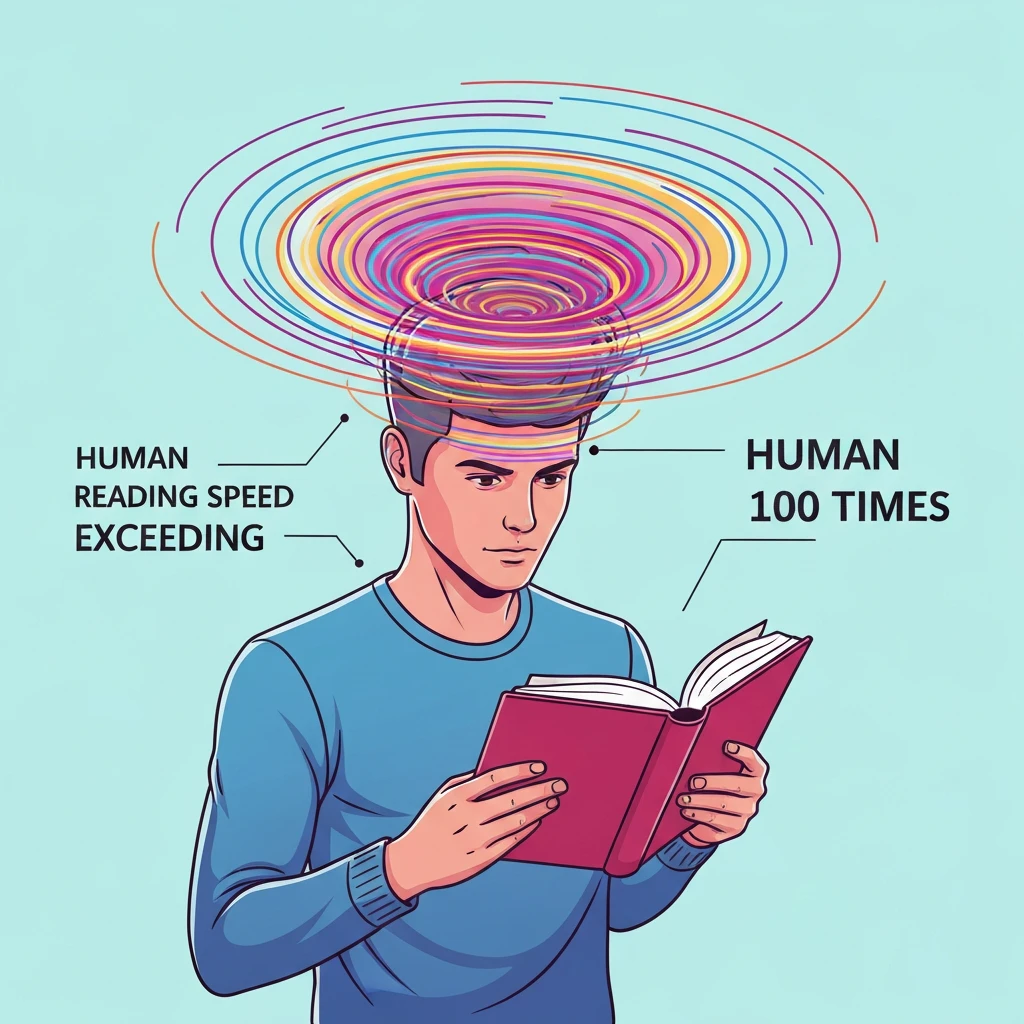 人間の読速の100倍以上