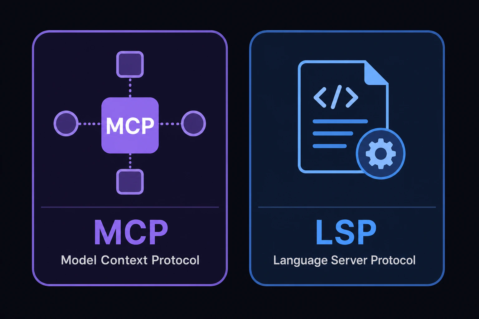 MCP と LSP のロゴ並置