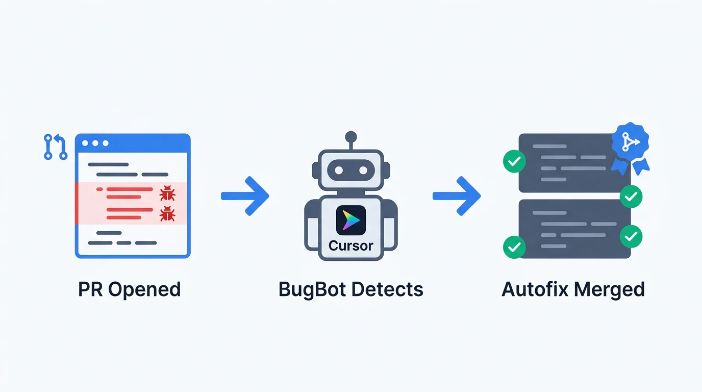 Cursor Bugbot Autofix — PRオープンから自動修正までのワークフロー概要