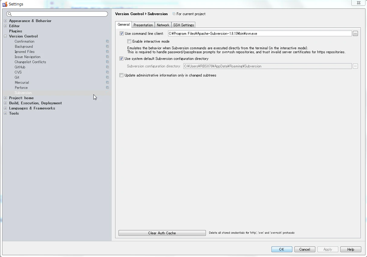 Phpstormのsubversion設定 Qiita