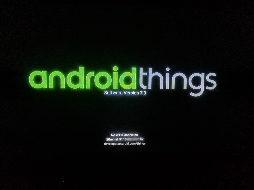 Android Things起動画面