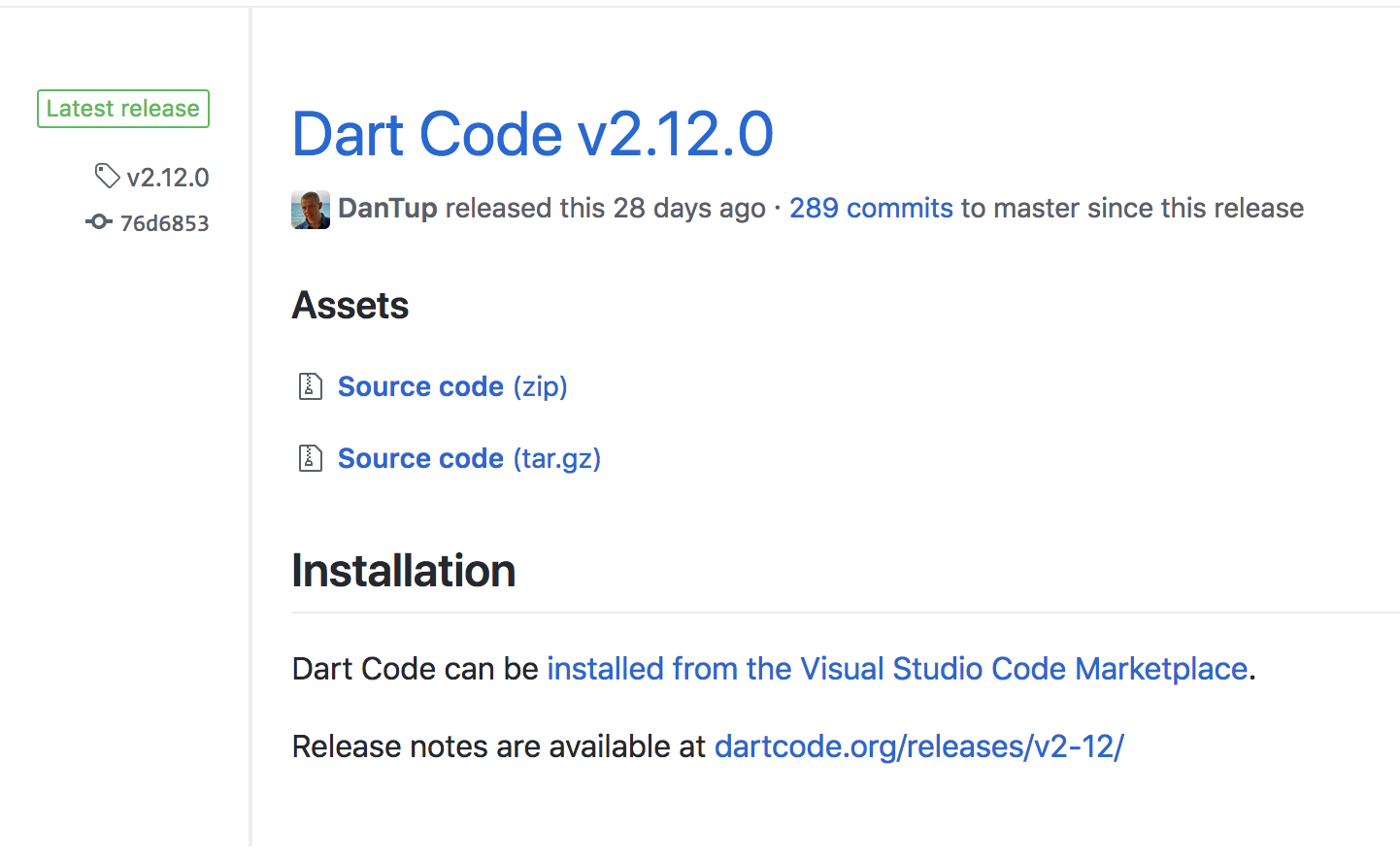 Dart Code v2.12.0