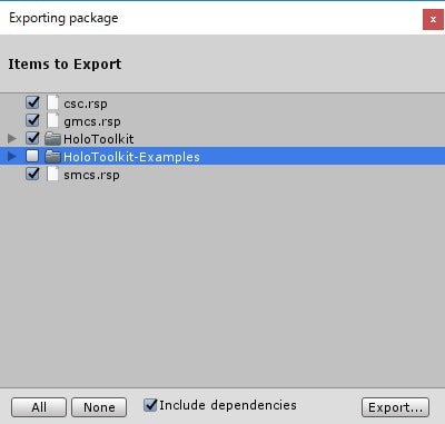 HoloToolKit_ExportPackage.jpg