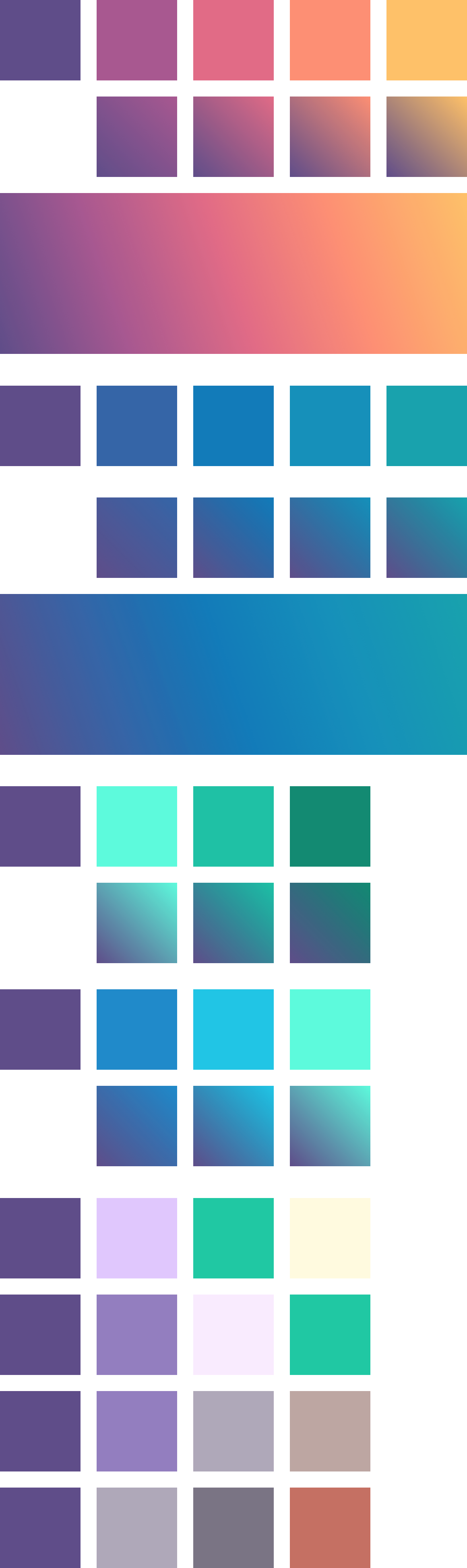Ui Ux 18年のトレンドカラーでグラデーション作りました Qiita