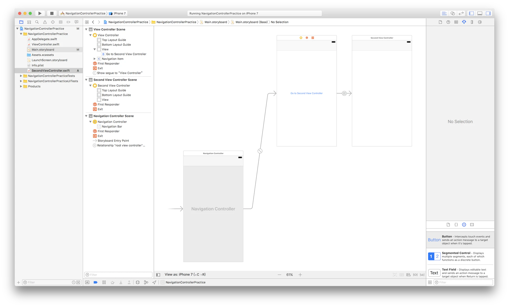 Swift 3でuinavigationcontrollerで遷移したときに戻るボタンのテキスト Back を消して矢印だけにする Qiita