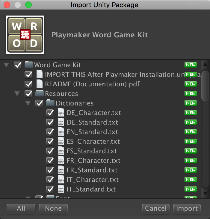 Playmaker Word Game Kit
