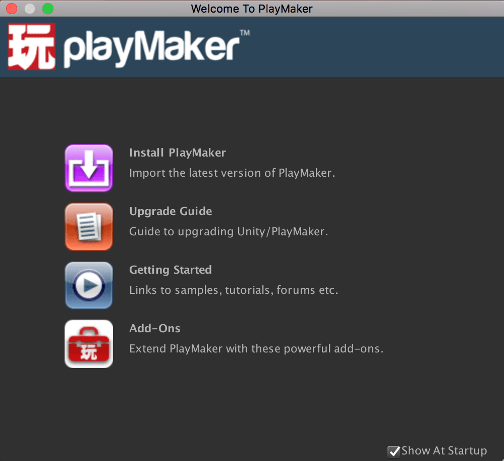 Install PlayMaker