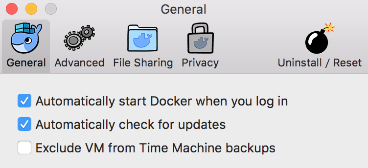 Docker for Mac Uninstall