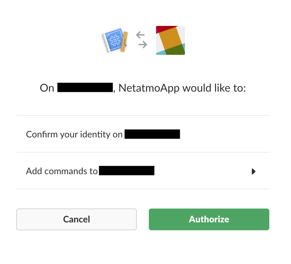 authorize slack app